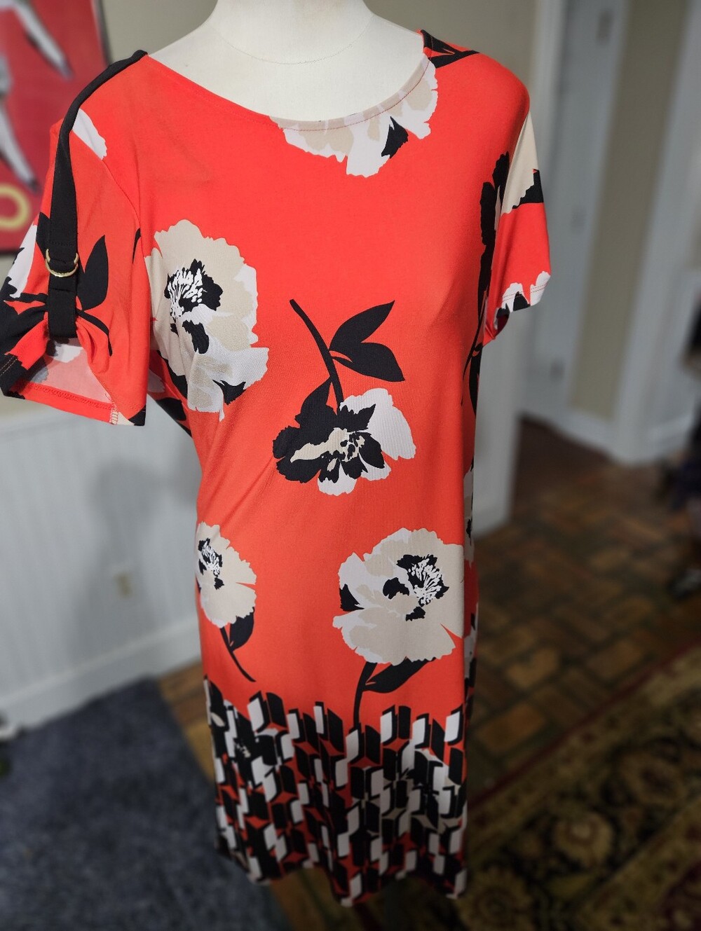 Calvin Klein Floral Dress Medium
